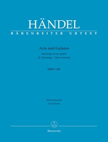 Handel. Acis y Galatea HWV 49b. 2nd version.