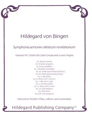 von Bingen. Symphonia Armoniae caelestiam revelationum