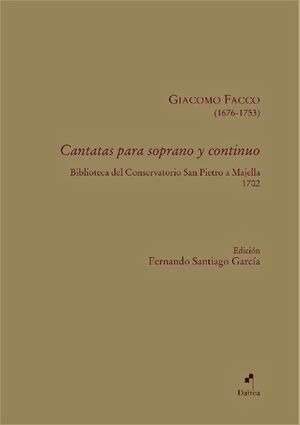 Facco. Cantatas para soprano y continuo.