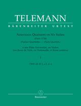 Telemann. Nouveaux Quatuors en Six Suites. 