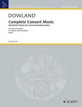 Dowland, J. Complete consort music