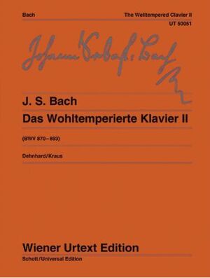 Bach, J. S. Das Wohltemperierte Klavier II
