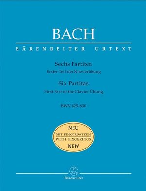 Bach, J. S. Six Partitas BWV 825-830 (con digitaciones)