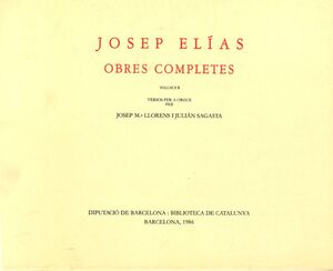 Elies, J. Obres completes Vol. IIB