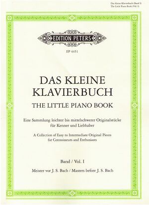 Das kleine Klavierbuch Band I / The little piano book Vol. 1