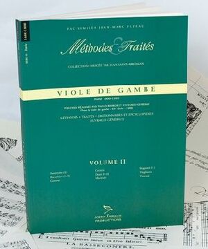 Méthodes & Traités. Viole de Gambe. Italie 1600-1800. Vol. 2