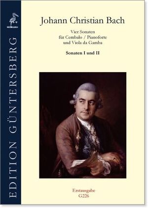 Bach, J. C. Vier Sonaten für Cembalo/Pianoforte und Viola da gamba. Vol. 1