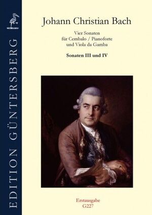 Bach, J. C. Vier Sonaten für Cembalo/Pianoforte und Viola da gamba. Vol. 2