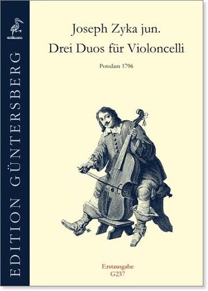 Zyka jun. Drei Duos für Violoncelli. Postdam, 1796