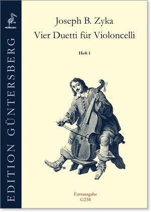 Zyka. Vier Duetti für Violoncelli. Heft 1