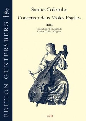 Sainte-Colombe. Concerts a deux Violes Esgales