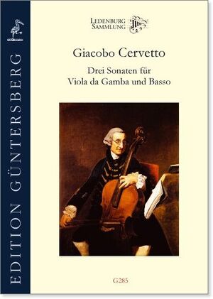 Cervetto. Drei Sonaten für Viola da Gamba und Basso Op.2