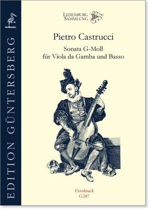 Castrucci. Sonata g-moll für Viola da Gamba und Basso