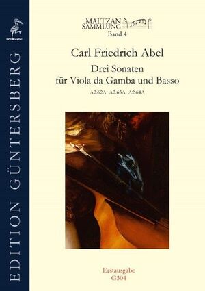 Abel. Drei Sonaten für Viola da Gamba und Basso. Maltzan Collection, Vol. 4