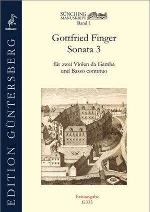 Finger. Sonata 3 für zwei Violen da Gamba und Basso continuo.
