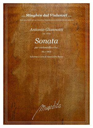Giannotti. Sonate per Violoncello e Basso continuo. Ms. I-MOe