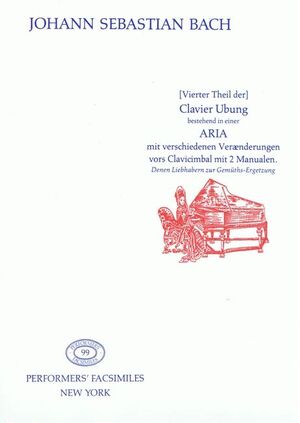 Bach, J. S. Clavier Ubung IV