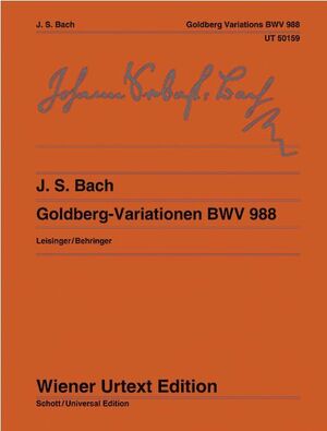 Bach, J. S. Goldberg Variationen BWV 988