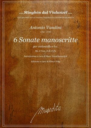 Vandini. 6 Sonate manoscritte per Violoncello e b.c.