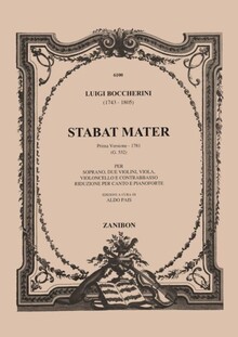 Boccherini. Stabat Mater. Prima versione 1781. G532 in fa minore