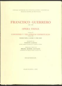 Guerrero. Opera omnia. Tomo II.
