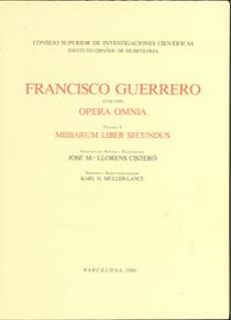 Guerrero. Opera omnia. Tomo V. Missarum liber secundus
