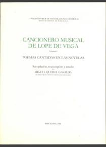 Cancionero musical de Lope de Vega. Tomo I