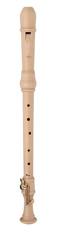 Flauta Moeck tenor modelo Rottenburgh c/ llave madera de arce. Digitación barroca.