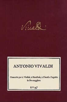 VIVALDI. RV 557 Concerto per 2 Violini, 2 Hautbois, 2 Flauti e Fagotto in Do maggiore