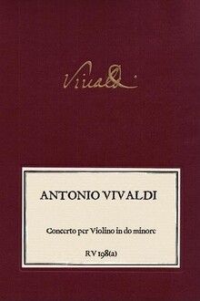 VIVALDI. RV 198(a) Concerto per Violino do minore