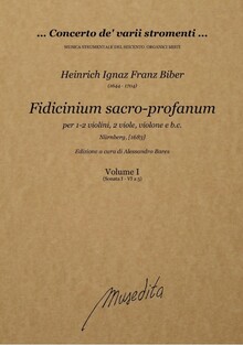 Biber. Fidicinium sacro-profanum (Nürnberg, 1683)