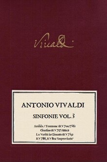 VIVALDI. Sinfonie Vol. 3. Arsilda/Teuzzone, Giustino, La Verità in Cimento, RV 786, RV 802 