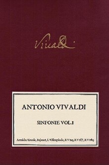 VIVALDI. Sinfonie Vol.1 Armida/Ercole, Bajazet, L´Olimpiade, RV 125, RV 137, RV 149