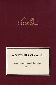 VIVALDI. RV 418 Concerto per Violoncello in la minore