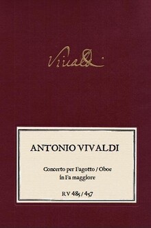 VIVALDI. RV 485/ RV 457 Concerto per Fagotto o Oboe in Fa maggiore