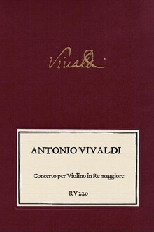 VIVALDI. RV 220 Concerto per Violino in Re maggiore