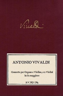 VIVALDI. RV 767/ RV 765 Concerto per Organo e Violino o per 2 Violini obligati in Fa maggiore
