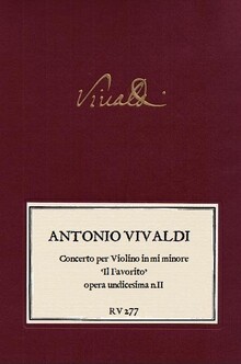 VIVALDI. RV 277 Concerto per Violino 