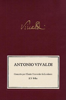 VIVALDI. RV 440 Concerto per Flauto Traversier in la minore