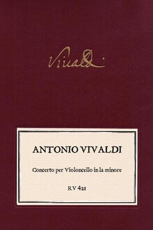 VIVALDI. RV 421 Concerto per Violoncello in la minore