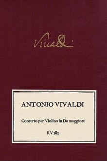 VIVALDI. RV 182 Concerto per Violino in Do maggiore