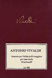 VIVALDI. RV 366 Concerto per Violino in Sib maggiore 