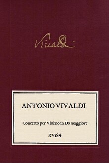 VIVALDI. RV 184 Concerto per Violino in Do maggiore