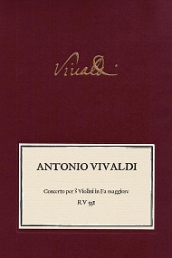 VIVALDI. RV 551 Concerto per 3 Violini in Fa maggiore