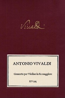 VIVALDI. RV 215 Concerto per Violino in Re maggiore
