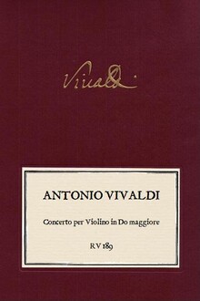 VIVALDI. RV 189 Concerto per Violino Do maggiore