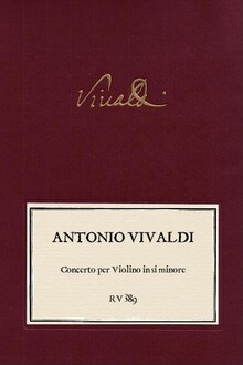 VIVALDI. RV 389 Concerto per Violino in si minore