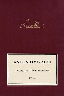 VIVALDI. RV 514 Concerto per 2 Violini in re minore