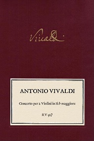 VIVALDI. RV 527 Concerto per 2 Violini in Sib maggiore