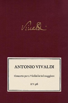 VIVALDI. RV 516 Concerto per 2 Violini in Sol maggiore